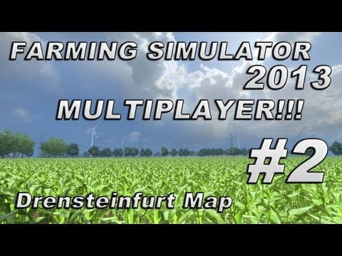 Let's Play Farming Simulator 2013 Multiplayer with ThomasSweden - Ep. 2 - Drensteinfurt Map!