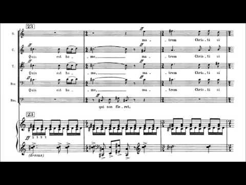 Francis Poulenc - Stabat mater [With score]