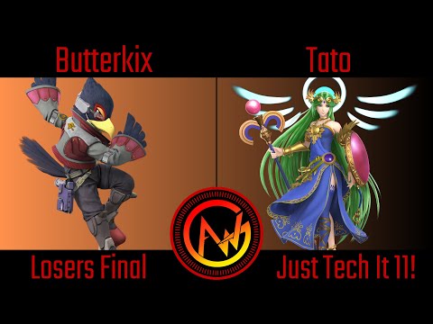AWG Just Tech It 11 Losers Final - Butterkix (Falco) Vs Tato (Palutena) Smash Ultimate - SSBU