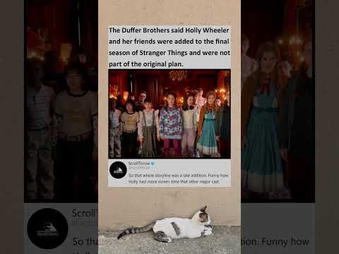 Holly Wheeler & her friends were not originally planned for Stranger Things Season 5 #strangerthings