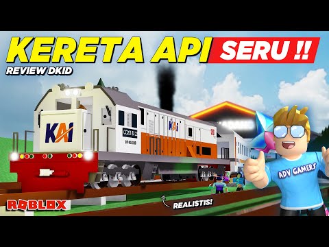 JADI MASINIS KERETA API FULL INTERIOR DI ROBLOX !! REVIEW GAME KAI DKID - Roblox Indonesia