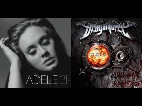 Adele Vs. DragonForce - Rolling In The Deep / Through the Fire and Flames (lavagon64 Mashup)