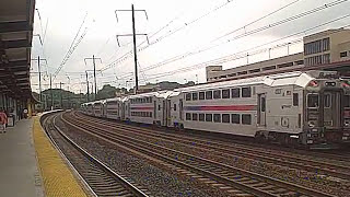 preview picture of video 'Amtrak and NJT trains at Metropark Station, Iselin, NJ part 2'