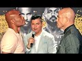 ANDERSON SILVA GIVES DEATH STARE TO TITO ORTIZ IN FIRST FACE TO FACE