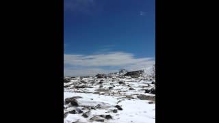 Footage from an April outing to the summit of Flattop.
