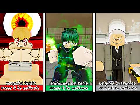 I Tested INSANE ZENIN CLAN CUSTOM MOVESETS in Jujutsu Shenanigans
