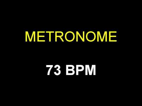 Metronome 73 BPM Beats Per Minute