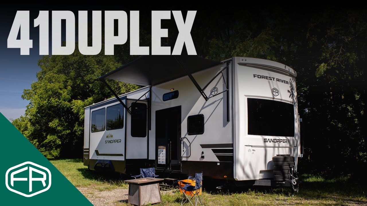 A photo of this 2026 Forest River Rv Sandpiper Destination Trailers 41DUPLEX