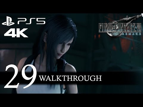Final Fantasy VII Remake Walkthrough Part 29 (No Commentary/Full Game) PS5 4K