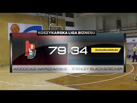 Wodociągi Warszawskie vs Stanley Black&Decker - IV kolejka - Warszawa - Koszykarska Liga Biznesu