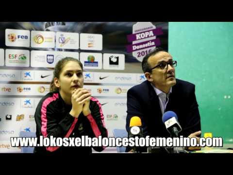 Copa de la Reina 2016. Rueda de prensa Semifinal 2. C. B. Conquero Huelva Wagen