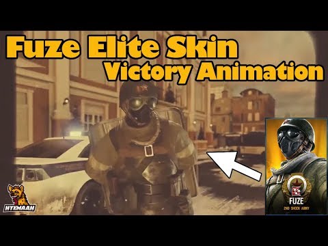 Fuze Elite Skin & Victory Animation - Rainbow Six Siege White Noise