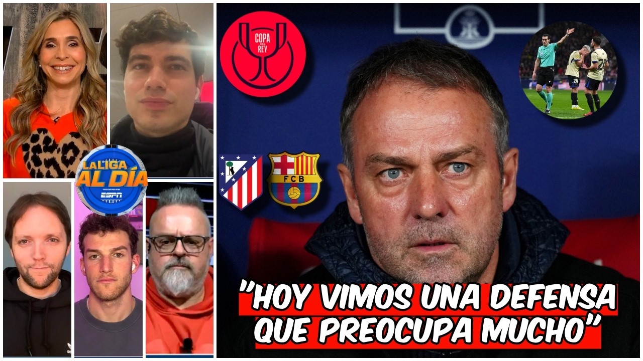 BARCELONA SIN EXCUSAS. JUGÓ MAL ante el ATLÉTICO de MADRID en la COPA DEL REY | La Liga Al Día