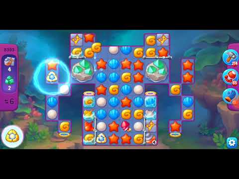 Fishdom. 8393 super hard level no boosters and diamonds. 12 moves (❌ no lightning)
