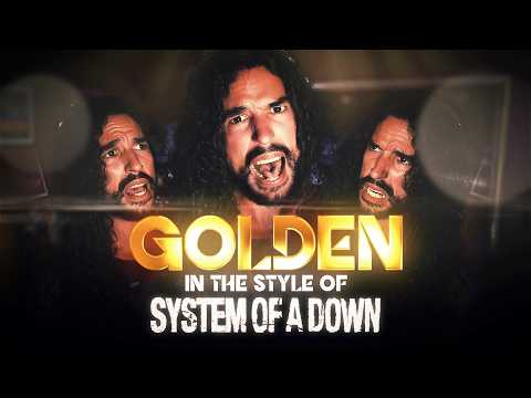 Golden from KPop Demon Hunters (In the style of System of a Down)