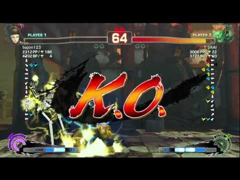 T SRAI [Blanka] vs bajon123 [Juri] SSF4 Arcade Edition - Xbox Live Ranked Match