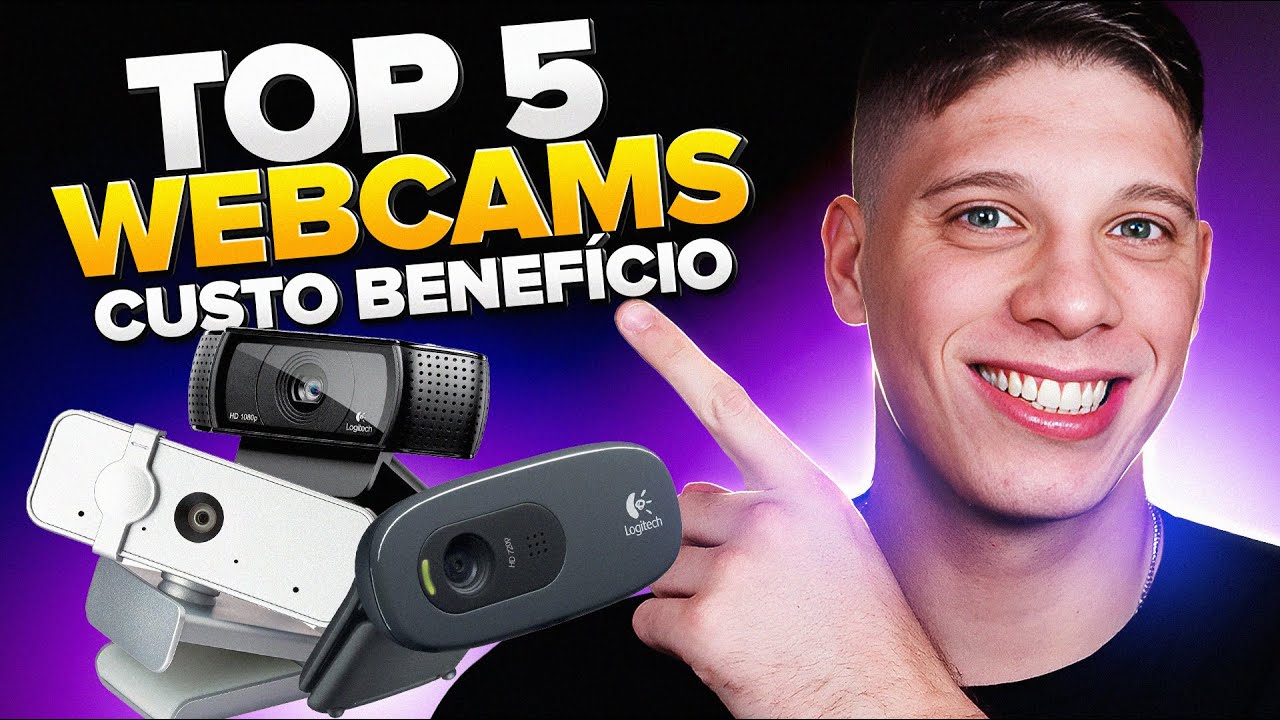 Top 5 Melhores WEBCAMS Custo-Benefício! FAÇA LIVES E VÍDEOS COM QUALIDADE PROFISSIONAL
