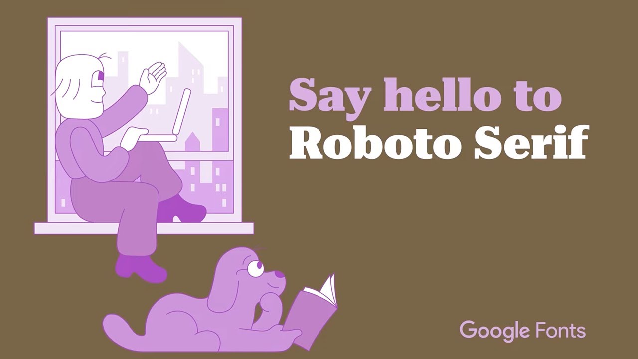 Say hello to Roboto Serif - YouTube