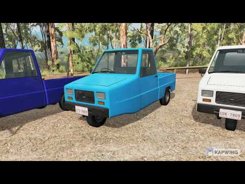 (BeamNG.drive) Rolling a Reliant Robin - Top Gear Recreation
