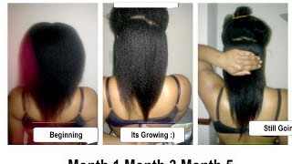 preview picture of video 'My natural Hair GROWTH Secrets - Longer hair in 5 months'