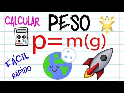 , title : '🚀 Calcular el PESO 🍎  | FÍSICA |'