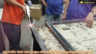 Máy Hàn Laser Ironwood bàn giao tại Cty Nội Thất TTT - Bình Dương