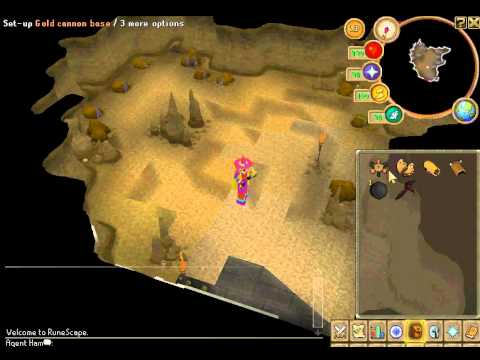 New Golden Dwarf Multicannon from Runescape