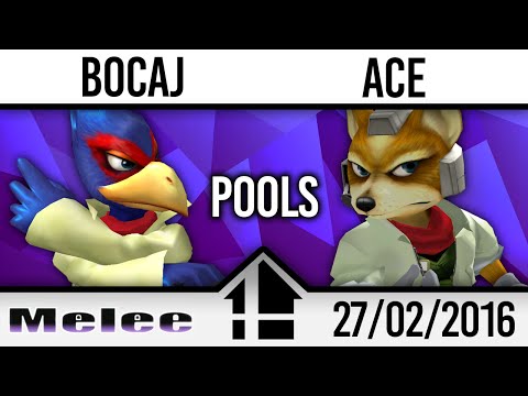 Melee @ Fragsoc Pools - Bocaj (Falco) vs Ace (Fox)