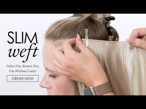 Slim Weft Hair Extensions | easihair pro