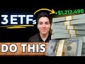 $1,000,000 3 ETF Portfolio: How Much You NEED Invested (Do This Now!)
