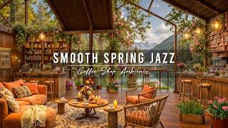 Download lagu Rainy Jazz Music 🌸 Spring Coffee Shop Ambience & Smooth Jazz Instrumental Music for Relaxing, Work mp3