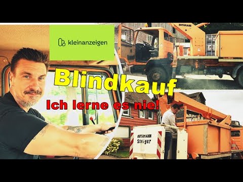 Abenteuer Geld verbrannt? 😫 Uralt Ruthmann Hubsteiger Mercedes 814 die Abholung und Test