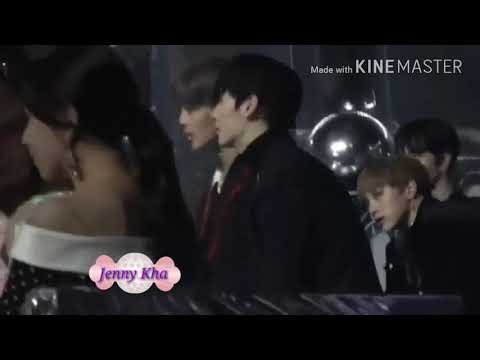 WANNA ONE MINHUYN × JBJ HUYNBIN AT MMA 2017 FANCAM