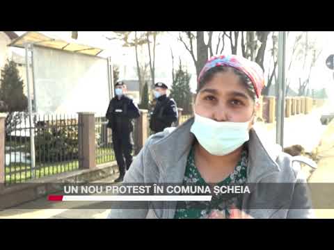 UN NOU PROTEST ÎN COMUNA ȘCHEIA