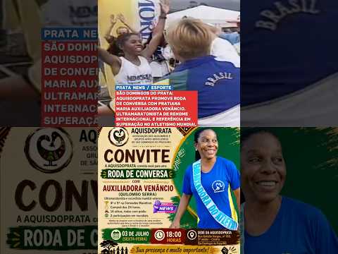 SÃO DOMINGOS DO PRATA: AQUISDOPRATA PROMOVE RODA DE CONVERSA COM PRATIANA MARIA AUXILIADORA VENÂNCIO