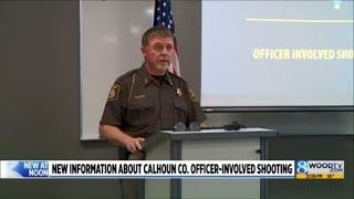 New information about Calhoun County officer-involved shooting