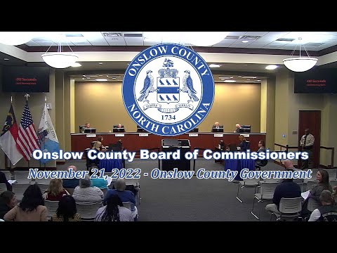 Onslow County Board of Commissioners' Meeting