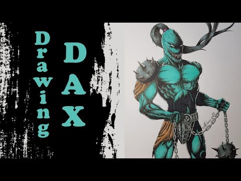 Drawing ZHC's Character Dax - YouTube