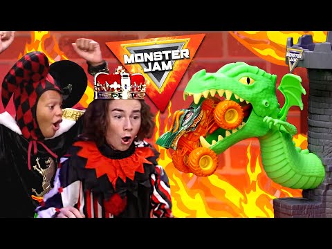 Dueling Dragon Monster Truck Action! 🔥 Awesome MONSTER JAM Playset - Revved Up Recaps