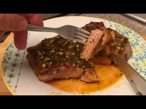 Como hacer el mejor chuletón de ternera sabroso y jugoso con chimichurri