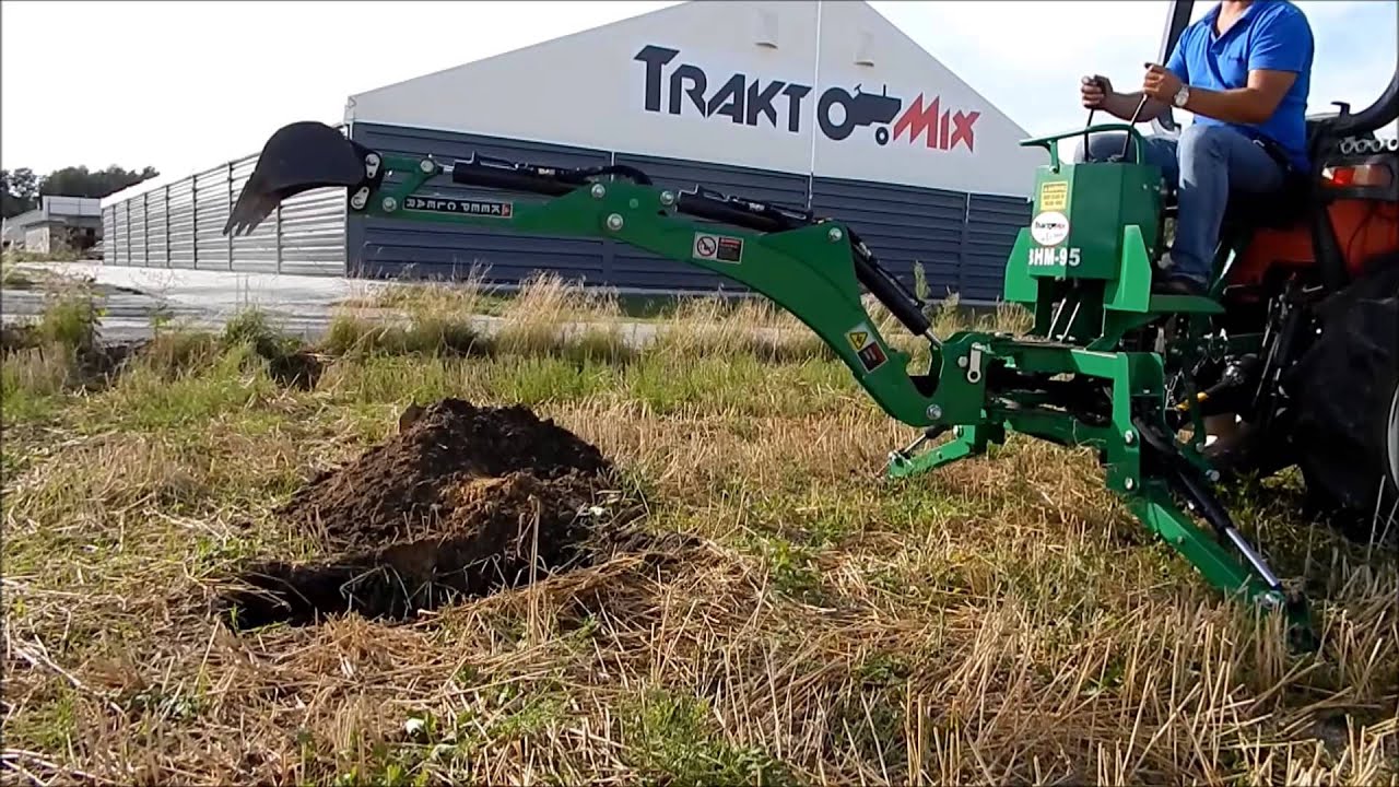 Koparka BHM 95 w akcji www.traktomix.pl