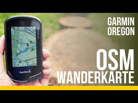 OSM Karten auf Garmin installieren | Routingfähige Topo Wanderkarte für Oregon und GPSMAP