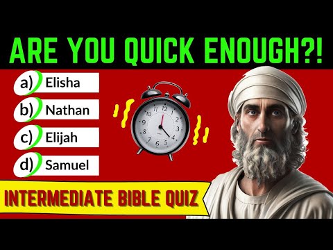 24 Quick Fire Bible Trivia Questions | Test Your Bible Knowledge!