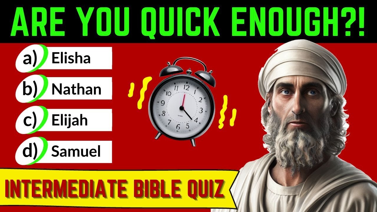 24 Quick Fire Bible Trivia Questions | Test Your Bible Knowledge!