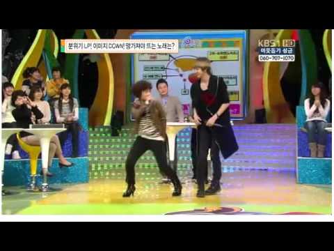 Thunder dance sing on imagination arcade (cheondung MBLAQ)