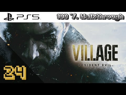 Resident Evil Village (RE8) - 100% Walkthrough Part 24 (Hardcore Difficulty, Farming Treasures & CP)