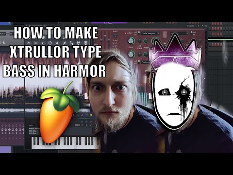 How to make Xtrullor type phaser bass in Harmor (FL Studio)