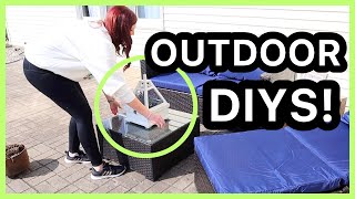 DIY OUTDOOR DECOR FOR YOUR PATIO under $5 + PATIO REFRESH FOR SPRING!