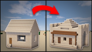 Minecraft: How To Remodel A Desert Village Library