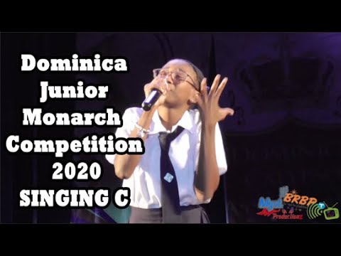 Dominica Junior Monarch Competition 2020: Singing C(Carina Audain)  - Let's Make a Difference
